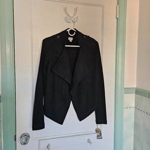 Converse One Star Black Knit Cardigan - Size S